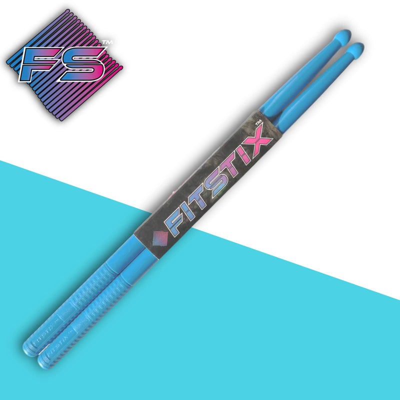 FITSTIX عصي FITSTIX لتمارين اللياقة البدنية والتمارين الهوائية، عصي الطبول، تصميم قوي وخفيف الوزن يجعلها إضافة ممتعة لأي روتين أو فصل تمرين. - Image 1